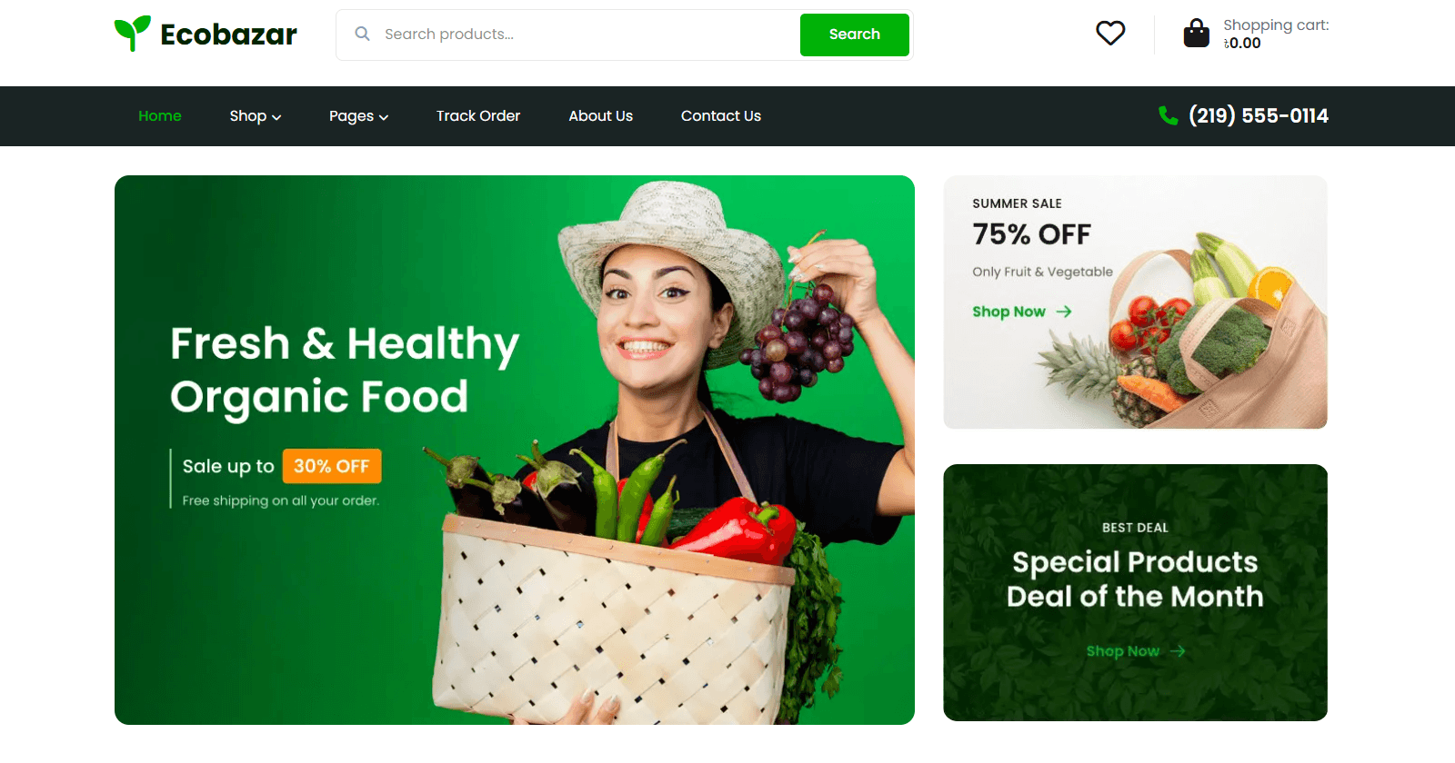 Ecobazar
Building My First Full-Stack E-Commerce Store (Next.js 16, MongoDB, NextAuth v5)